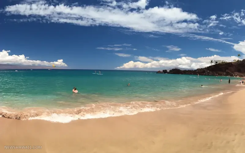 Kāʻanapali Beach and Puʻu Kekaʻa on Maui