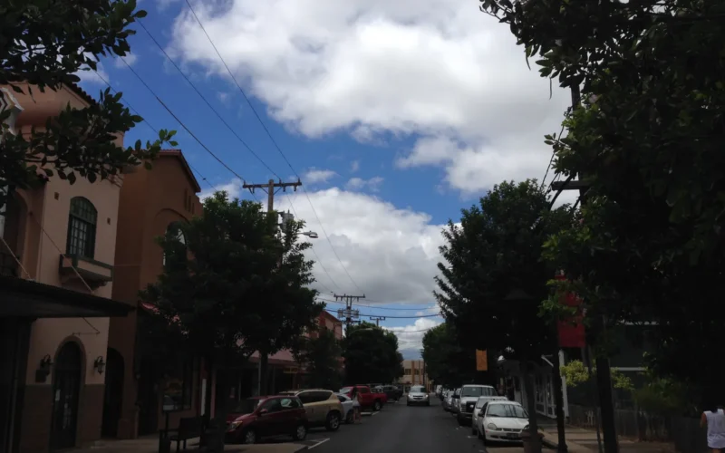 Market Street in Wailuku town, Maui